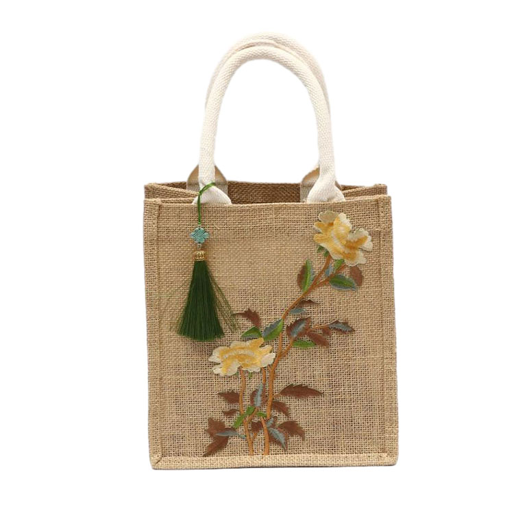 What’s the best way to care for a burlap vintage handbag?