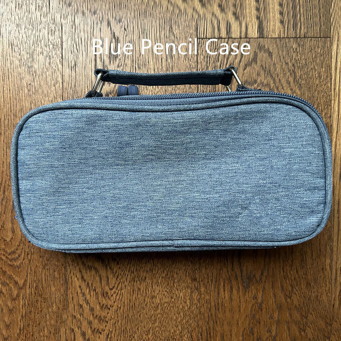 Blue Pencil Case