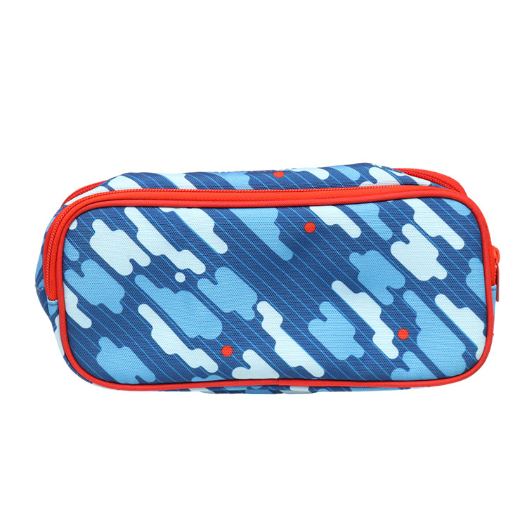 Printed Leather Pencil Case